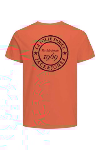 T-shirt en coton biologique La Folie Douce - Orange