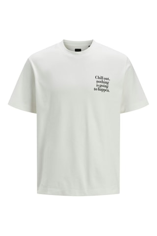 T-shirt relaxed - Blanc