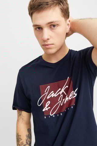 T-shirt regular - Bleu marine