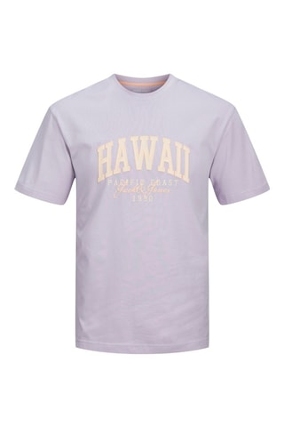 T-shirt relaxed - Mauve