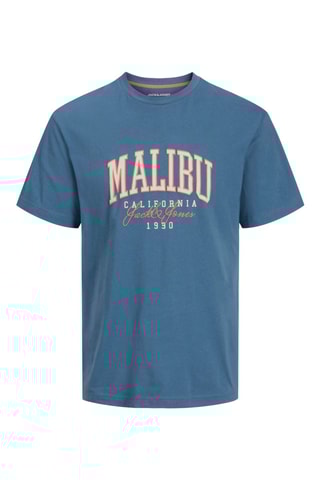 T-shirt relaxed - Bleu