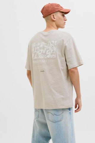 T-shirt relaxed - Beige