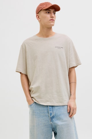 T-shirt relaxed - Beige