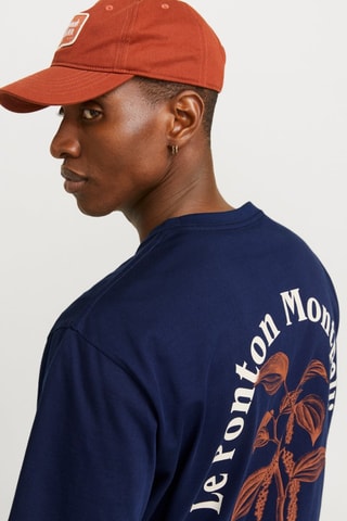 T-shirt loose - Bleu marine