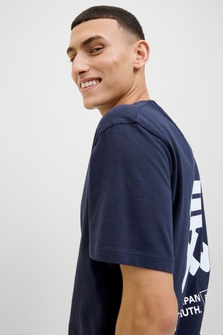 T-shirt relaxed - Bleu marine