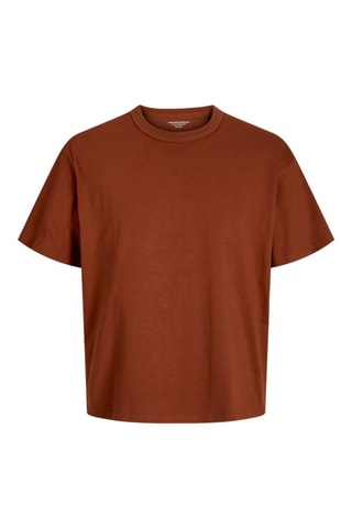 T-shirt cropped oversize - Marron