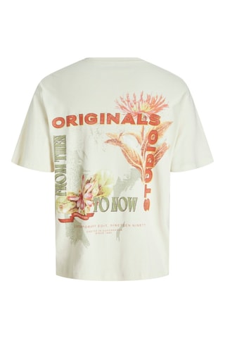 T-shirt loose en coton biologique - Blanc