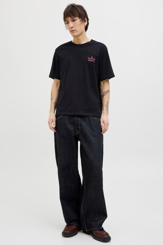 T-shirt relaxed - Noir