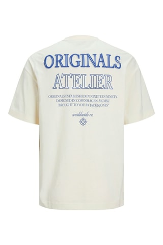 T-shirt relaxed - Beige