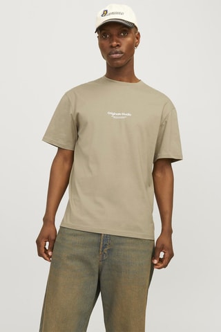 T-shirt relaxed - Kaki
