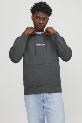 Sweat relaxed à capuche - Anthracite