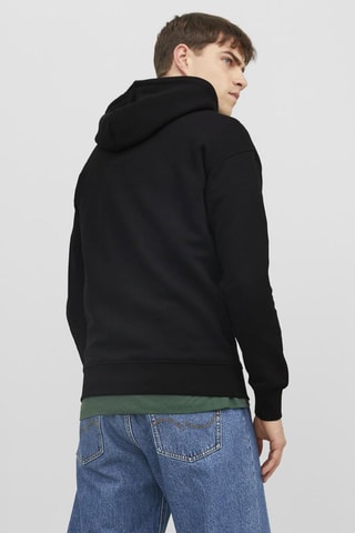 Sweat relaxed à capuche - Noir