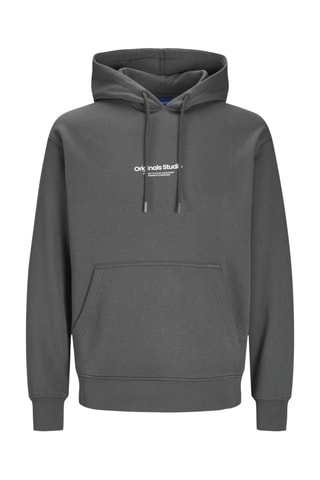 Sweat relaxed à capuche - Gris