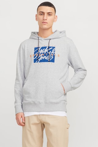 Sweat à capuche - Gris chiné