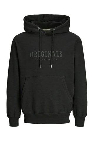 Sweat regular à capuche - Noir