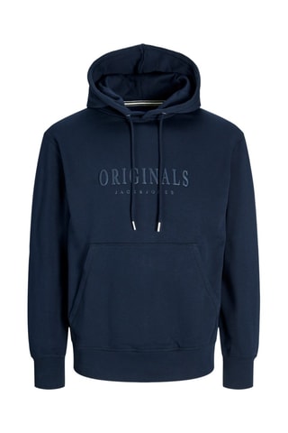 Sweat regular à capuche - Bleu marine
