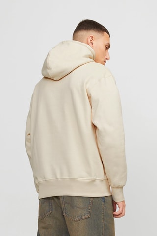 Sweat regular à capuche - Beige