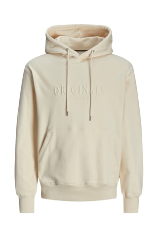 Sweat regular à capuche - Beige