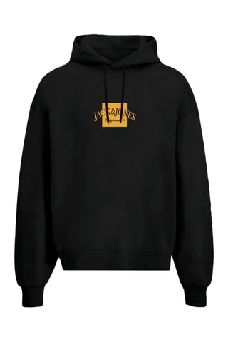 Sweat regular à capuche - Noir