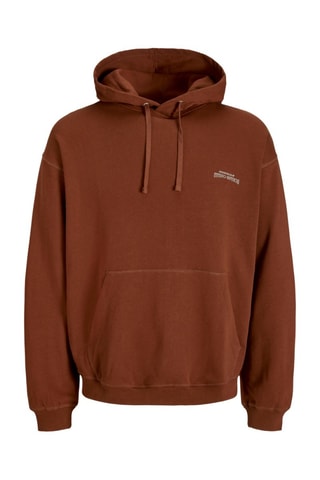 Sweat oversize à capuche - Marron