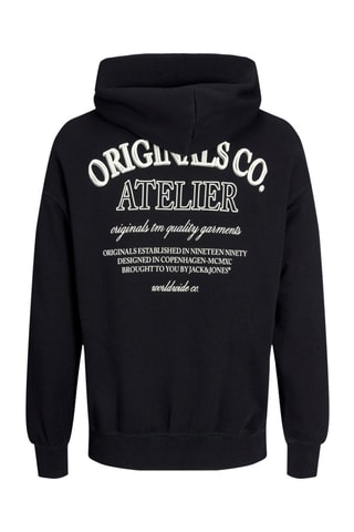 Sweat oversize à capuche - Noir
