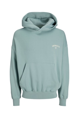 Sweat oversize à capuche - Vert d'eau