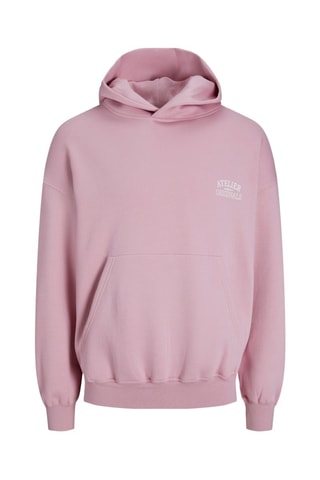 Sweat oversize à capuche - Rose