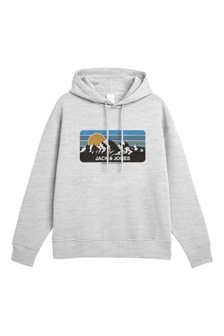 Sweat à capuche - Gris chiné