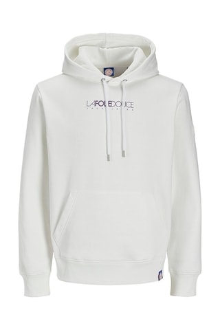 Sweat à capuche en coton biologique La Folie Douce - Blanc