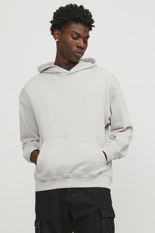 Sweat en coton biologique à capuche - Ecru