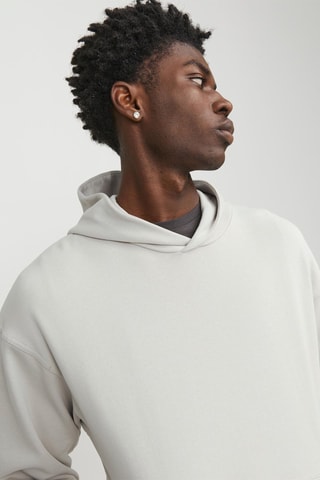Sweat en coton biologique à capuche - Ecru