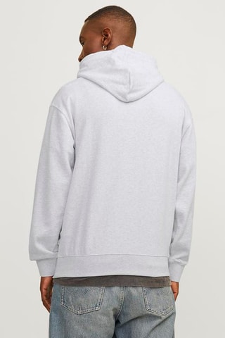 Sweat à capuche - Blanc chiné