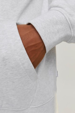 Sweat à capuche - Blanc chiné