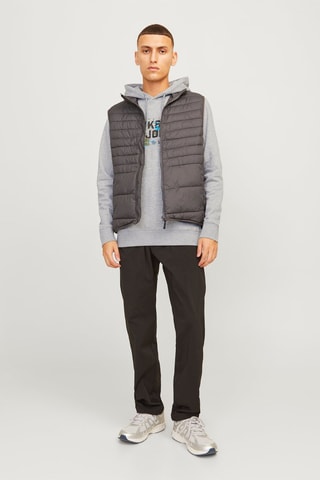 Sweat à capuche - Gris chiné