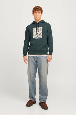 Sweat à capuche - Vert foncé