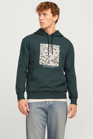 Sweat à capuche - Vert foncé