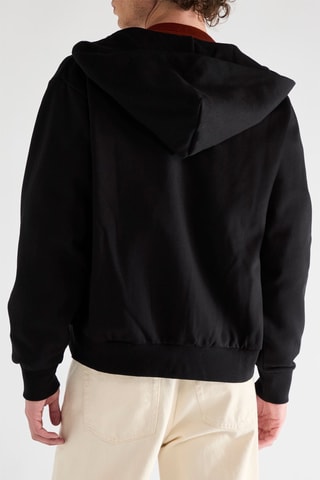 Sweat loose à capuche - Noir