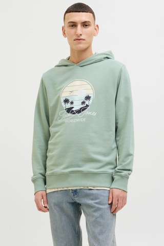 Sweat à capuche - Vert d’eau