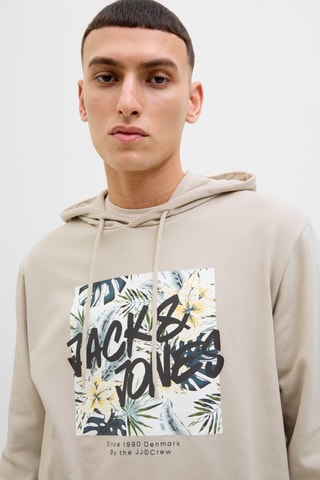 Sweat à capuche - Beige