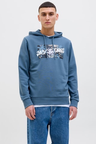 Sweat à capuche - Bleu cobalt