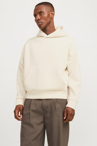 Sweat à capuche - Ecru