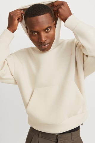 Sweat à capuche - Ecru