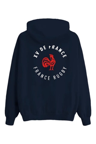 Sweat à capuche Equipe de France de rugby à XV - Bleu marine