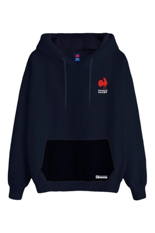 Sweat à capuche Equipe de France de rugby à XV - Bleu marine