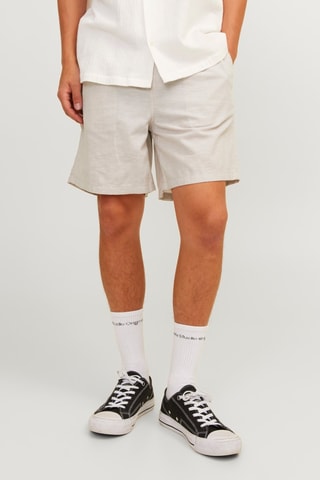 Short en lin - Beige
