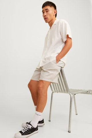 Short en lin - Beige