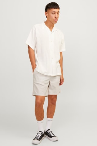Short en lin - Beige