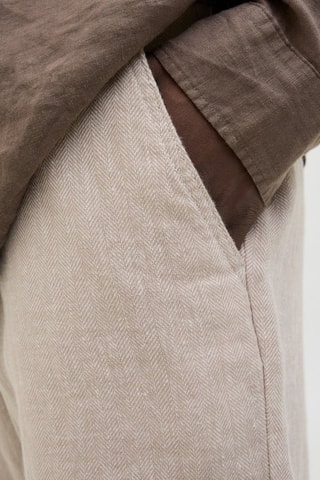 Short en lin - Beige