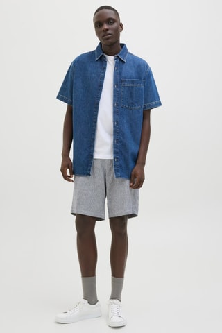 Short en lin - Indigo