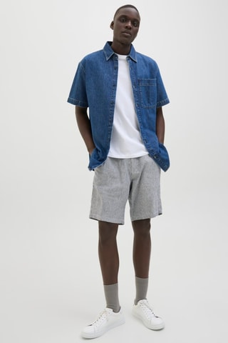 Short en lin - Indigo